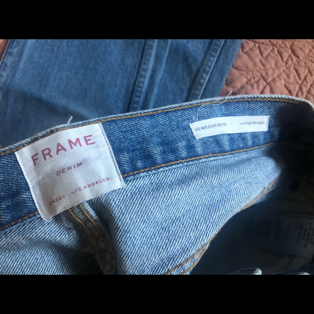 Frame Le High Rigid Denim size 25